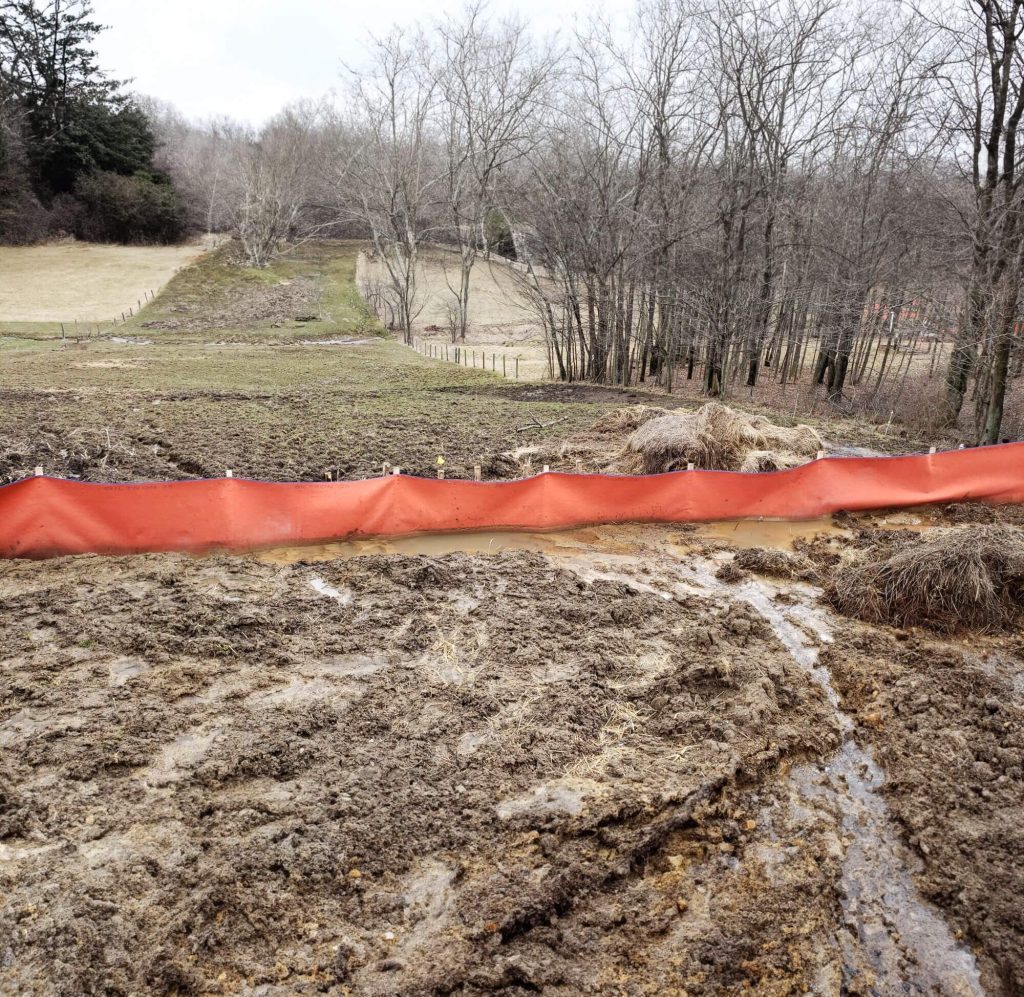 Super silt fence