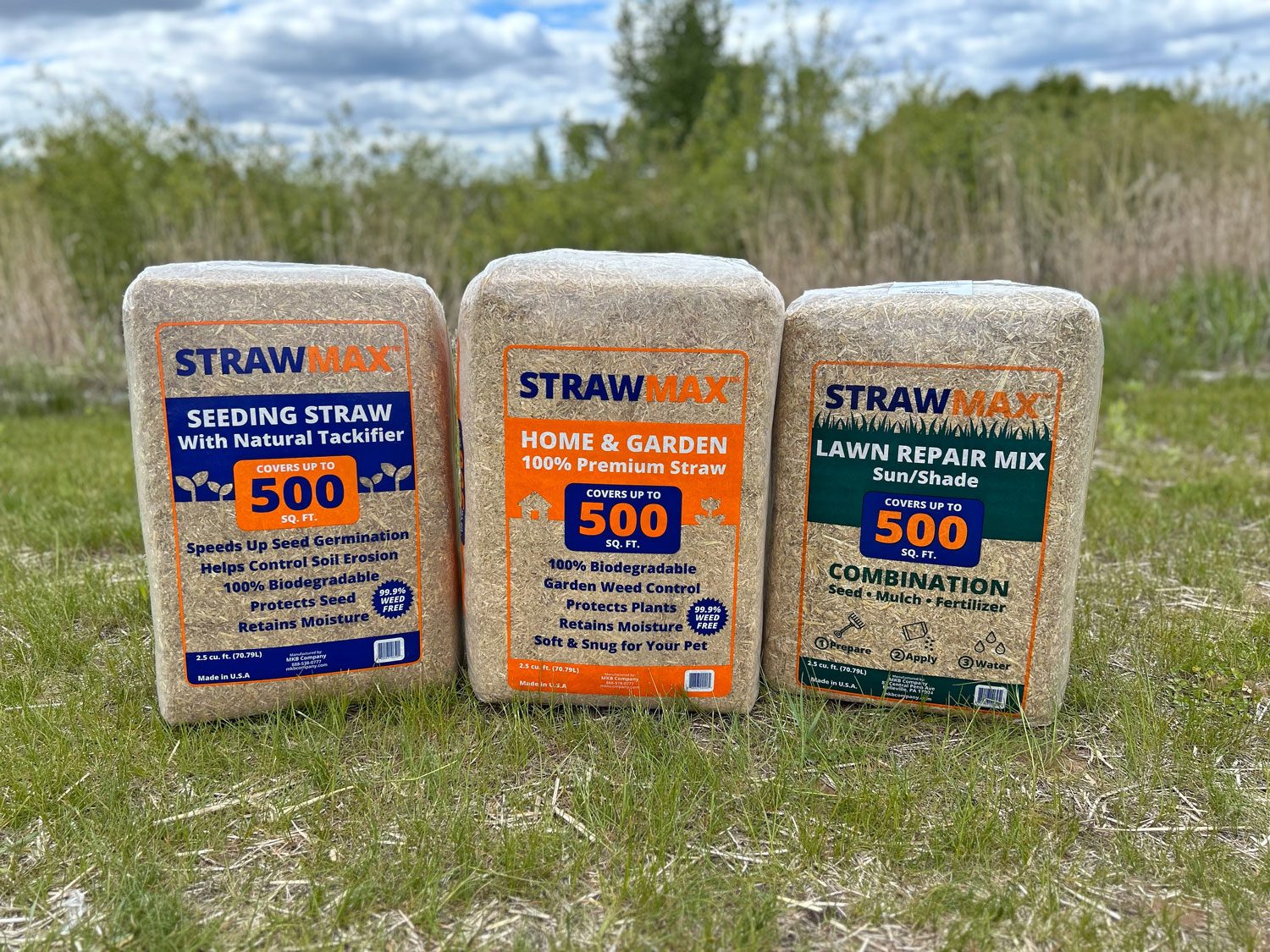 StrawMax: Bagged Straw Products for Seeding, Lawns, and Gardens