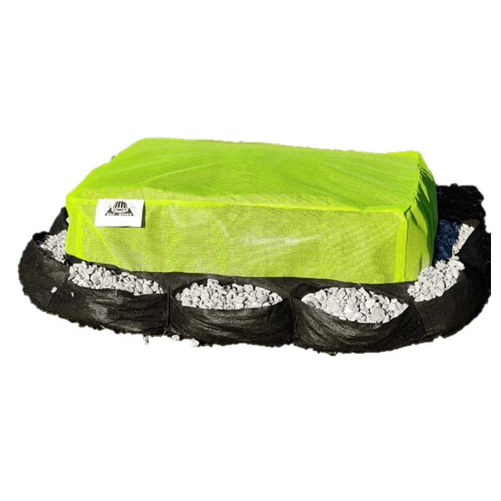 Low Profile Rectangle Base with High Flow Filter Assembly (LPR500A-HF)