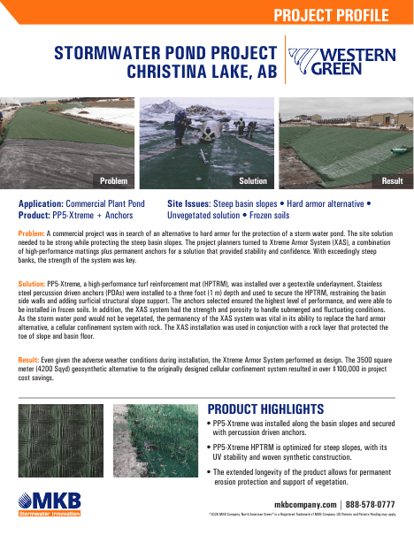 Stormwater Pond Project project profile