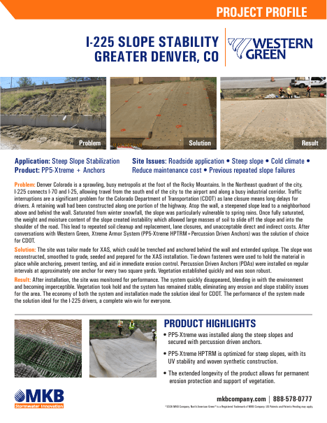 I-225 Slope Stability project profile
