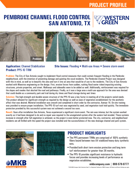Pembroke Channel Flood Control project profile