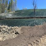 High performance turf reinforcement mat in the Field