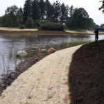 Straw erosion control blanket S150 Shoreline