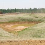 Straw erosion control blanket S75 Basin